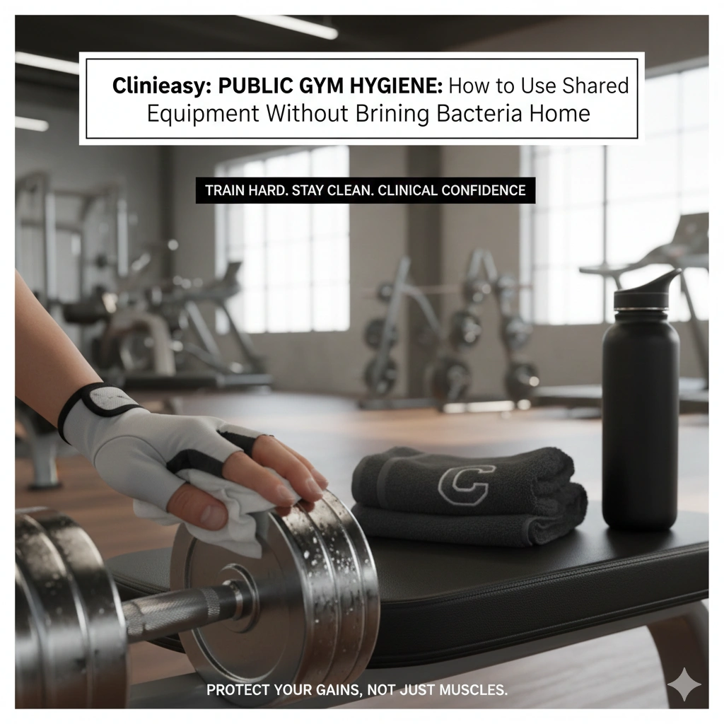 Public Gym Hygiene: How to Use Shared Equipment Without Bringing Bacteria Home