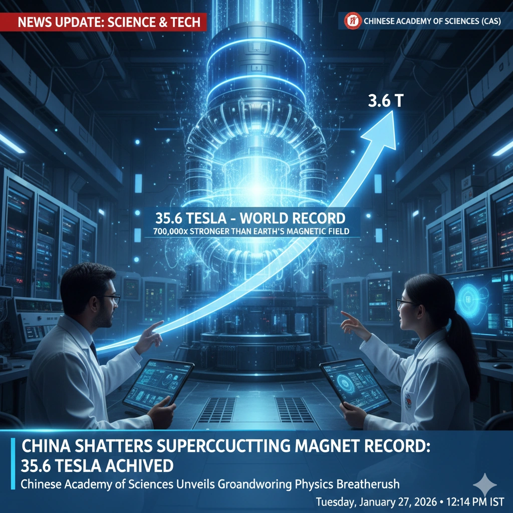 China Shatters Superconducting Magnet Record