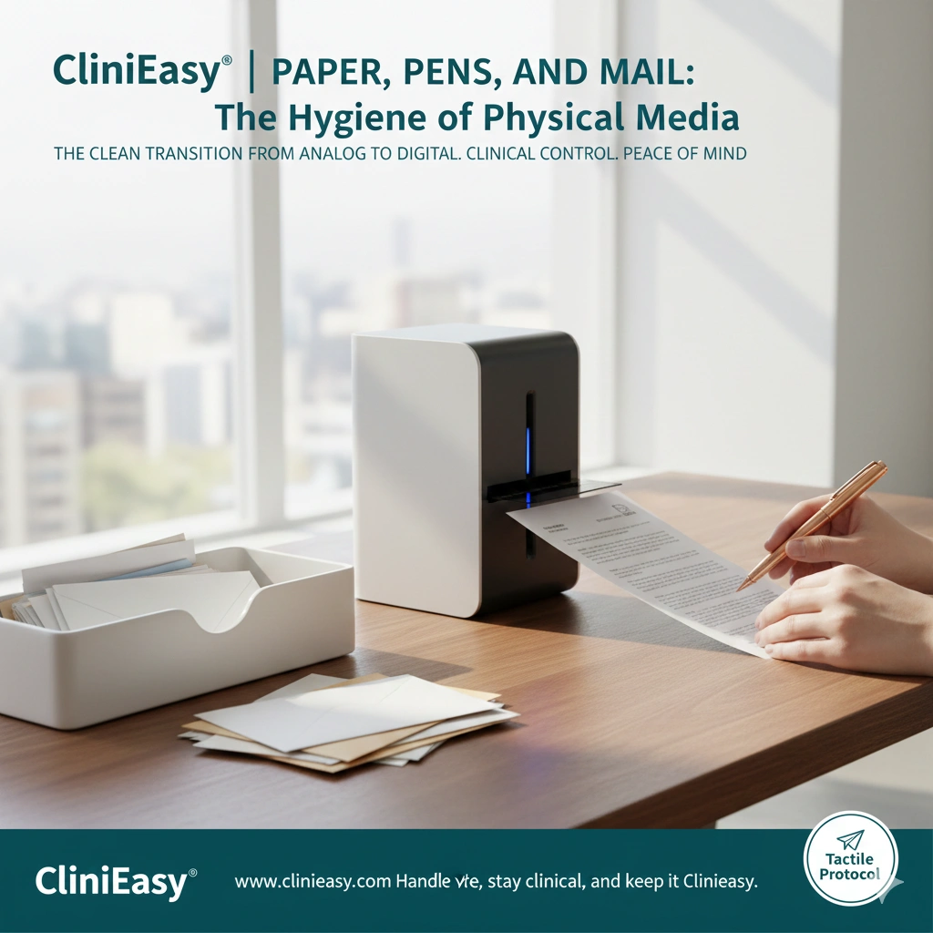 Paper, Pens, and Mail: The Hygiene of Physical Media