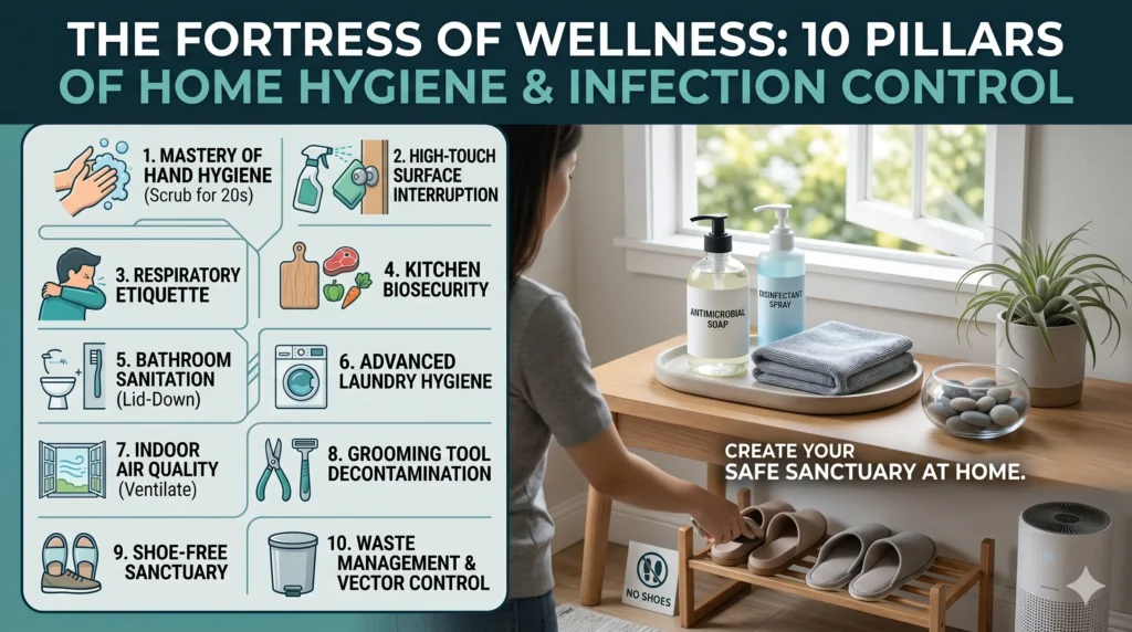 10 Pillars of Personal Hygiene and Infection Control at Home