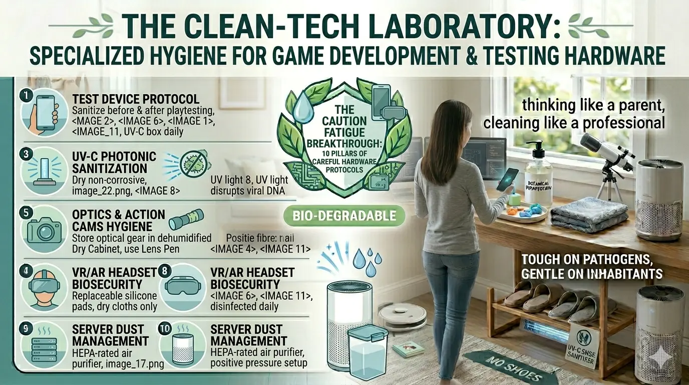 Specialized Hygiene for Game Development & Testing Hardware
