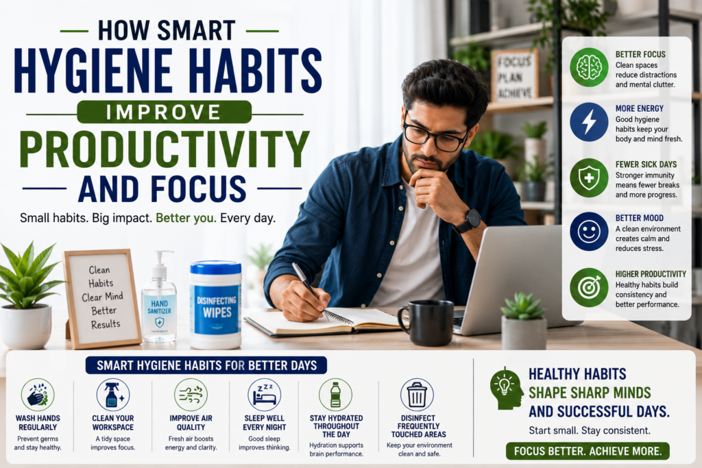 How Smart Hygiene Habits Improve Productivity and Focus